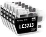 Brother Cartouches d'encre LC3213 XL, 5 cartouches noires, compatible avec Brother