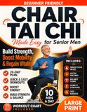 Chair Tai Chi for Senior Men: Gentle 10-Minute Seated Workouts to Rebuild Strength, Balance and Energy, Ease Stiff Joints, and Stay Steady, Independent and Active After 60