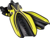 Oceanic Manta Ray - Palmes de plongée - Palmes de plongée à talon ouvert - Adultes - Jaune/Noir - RG