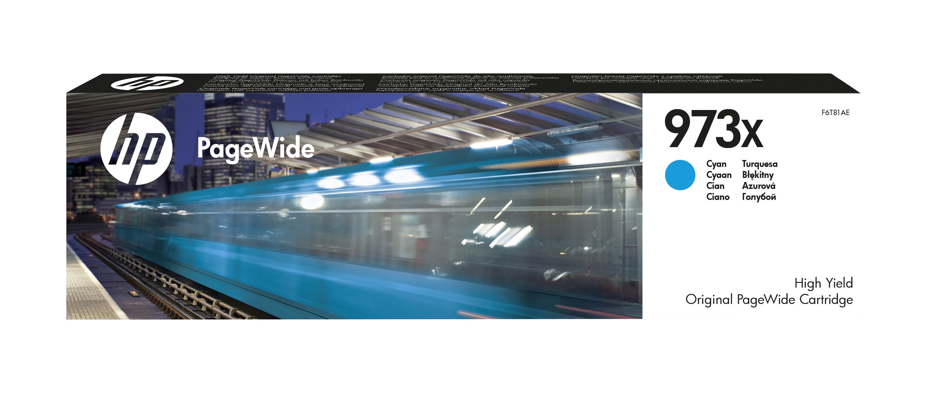 HP 973X Cyaan Inktcartridge - Origineel - High Capacity - F6T81AE