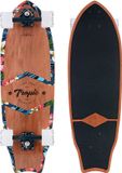 Tempish Tropic T Surfskate Longboard - 31 inch (79 cm) - Surf-Style Cruiser