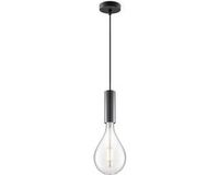 Home Sweet Home hanglamp zwart Saga Pear - inclusief LED lamp G16- dimbaar - pendel lengte 100 cm - inclusief E27 LED lamp - helder
