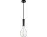 Home Sweet Home hanglamp zwart Saga Pear - inclusief LED lamp G16- dimbaar - pendel lengte 100 cm - inclusief E27 LED lamp - helder