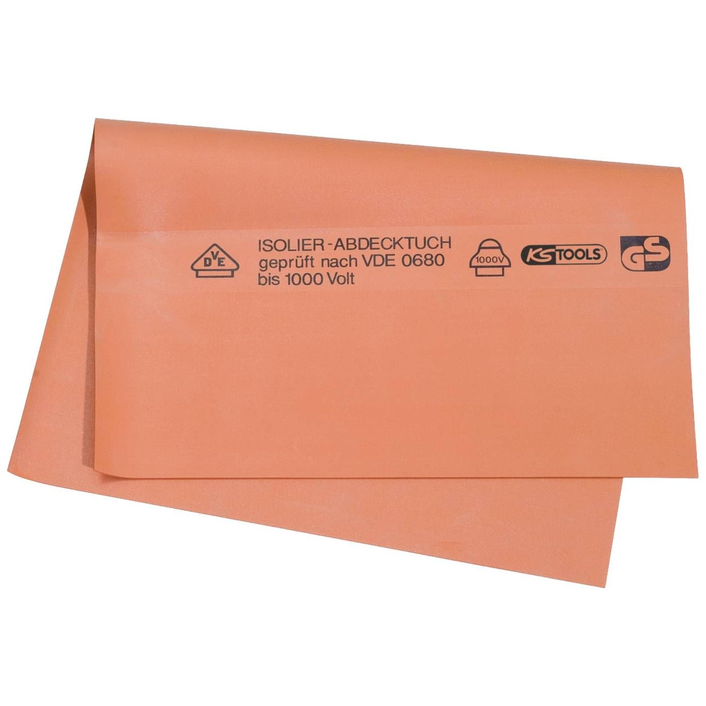 KS Tools 117.1752 Rubber-afdekdoek met veiligheidsisolatie, dikte 1,6 rol van 10 meter, 1000 mm