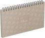 LECAS Burgerlijke agenda, bureauplanner, eeuwigdurend, weekoverzicht, formaat, 24 x 14 cm, volledige binding, kartonnen omslag