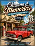 Okay, Chrome & Memories: A Nostalgic Coloring Journey Through the ’60s & ’70s