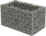 vidaXL Gabion plantenbak verhoogd 90x50x50 cm gegalvaniseerd staal