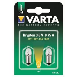 varta vervanglamp 3.6v 2 stuks