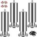 Shenzhen Haorui Industrial Technology Co., Ltd. Pieds de meuble pieds de table pliants - 4 pièces pieds de banc pliants courts et angulaires - hauteur 18 ~ 30 cm - disponibles (M8 25 cm) (M8 10 cm)