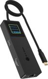 ICY BOX Spade Dock 4038 Bedraad USB 3.2 Gen 2 (3.1 Gen 2) Type-C Zwart