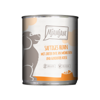 MjaMjaM Natvoer - Blik Adult Dog - Kip, eend, wortel en gierst - 6 x 800 g