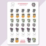 CutieSquad Spooky Cats Stickervel