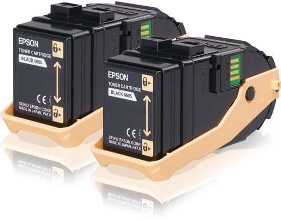 Epson S050609 Toner Zwart Dubbelpak (Origineel)