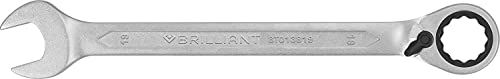 BRILLIANT TOOLS BT013816 Ratelringsleutel, omschakelbaar, 16 mm