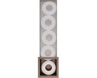 Hotbath Inbouw Reserverolhouder voor 6 Rollen - 74 x 209 x 14 cm - V07