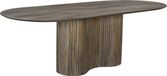 Giga Meubel Eettafel Ava - Ovaal - Mangohout - 240cm