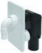 Tycner Wasmachine sifon, verborgen wit