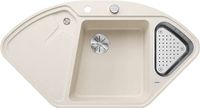 Blanco DELTA II-F Silgranit spoelbak, zacht wit, 1042x560 mm