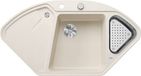 Blanco DELTA II-F Silgranit spoelbak, zacht wit, 1042x560 mm