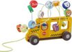 Sevi Kralendoolhof Schoolbus Junior 20 Cm Hout/staal Geel