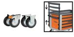 Beta Kit bestaande uit 4 wielen en 1 handgreep voor kist C23ST 2300ST/KIT