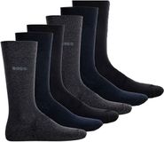 BOSS Sokken 6-paar blauw-grijs-zwart