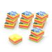 WAYTEX 3000 zelfklevende notities in neonkleuren, 12 miniblokken, 250 vellen, 5 x 5 cm, 3000 stuks