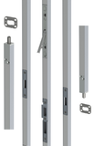 Nemef 5091 espagnolette de sécurité encastrable SKG*** 3200mm RAL9006 Aluminium/Plastique