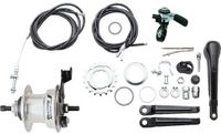 Sturmey-Archer 3-speed Summit X-RD3 trommelremnaaf - hoogglans gepolijst aluminium
