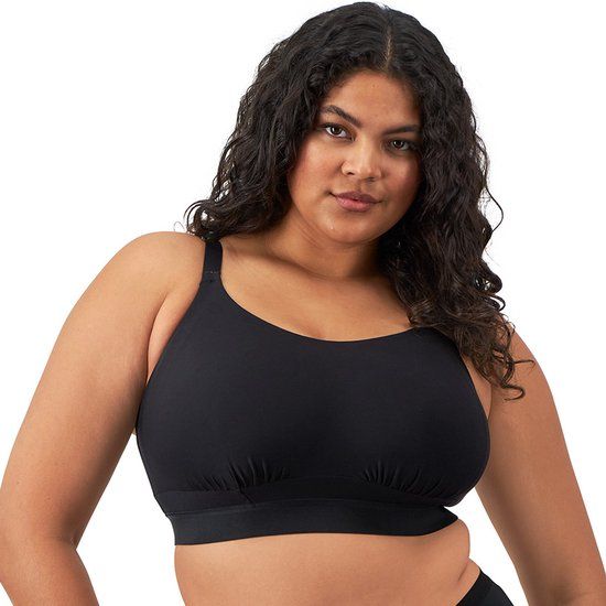 Elomi Downtime Non Wired Bralette - Black - Maat (EU) 95I