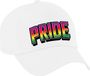 Bellatio Decorations Gay Pride tapis pour adultes - blanc