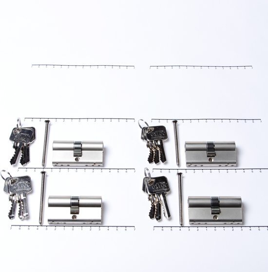 Oxloc Profielcilinder dubbel per 4 gelijksluitend 30t30
