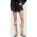 AllSaints Astrid Short Effiloché Noir Lavé W26