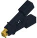SKS Hirschmann MICRO-SMD CLIP 1 pince crocodile connexion par fiche 0.64 mm CAT I noir
