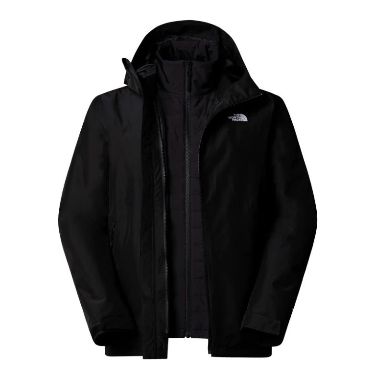 The North Face Carto Mono Triclimate Hooded 3-In-1 Jas Zwart