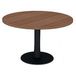 Quadrifoglio table de réunion avec plateau rond diamètre 120 cm