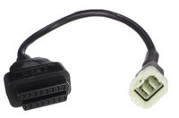SIXTOL Mechanische kabel 10 - 6-polige OBD-II reductie compatibel met KTM motorfietsen, diagnostische adapter, motordiagnose, werkplaatsaccessoires, flexibel, robuust