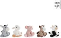 Take Me Home boerderij dieren pluche 5ass 16cm.