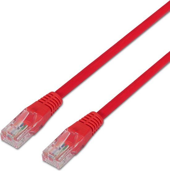 AISENS A135-0238 netwerkkabel 1 m Cat6 U/UTP (UTP) Rood