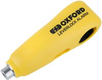 Oxford Remhendelslot - Griplock met alarm (120 Decibel) LK302 - Geel