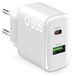 SBS Chargeur mural 70W pour MacBook avec double port USB-C Power Delivery et USB-A