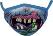 Wild Republic Mondkapje Wild Smiles Zombie Polykatoen Blauw