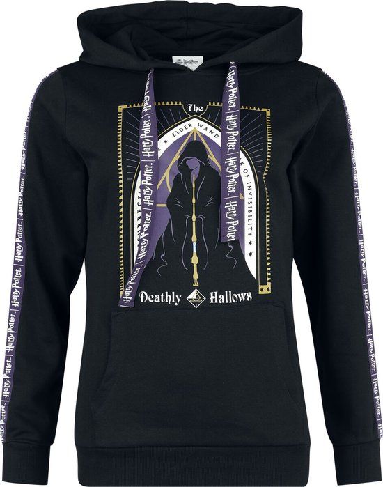 Harry Potter Resurrection Stone Dames Trui met capuchon - zwart - S