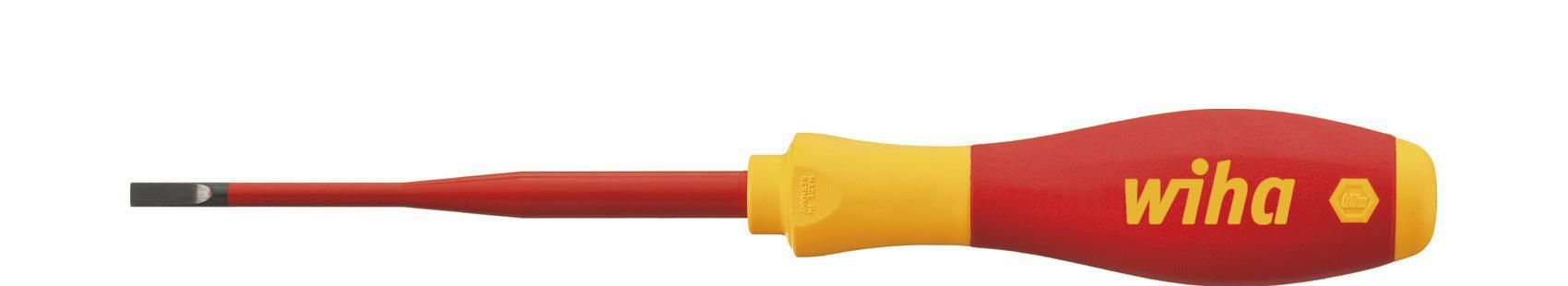 Wiha SoftFinish electric slimFix Sleufkop Schroevendraaier 3.5mm - 39559