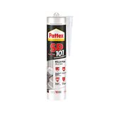 Pattex SP101 Transparant, transparant afdichtmiddel voor binnen en buiten, neutraal vloeibaar afdichtmiddel en multimateriaal, polymeerafdichtmiddel in patroon, 1 x 280 ml