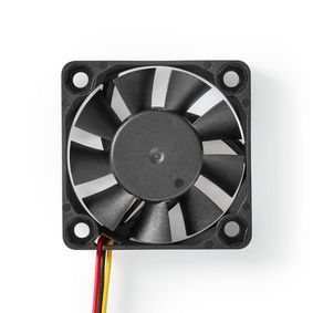Nedis Computerventilator - DC - 40 mm - 3-Pins - Zwart