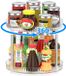 Unyqoos® Organisateur de cuisine pivotant à double niveau