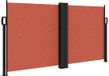 vidaXL Windscherm uittrekbaar 120x1200 cm terracottakleurig