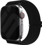 Strap-it Elastisch nylon bandje met klemsluiting - Zwart
