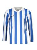 Nike Uniseks-Kind Top Met Lange Mouwen Y Nk Df Strp Dvsn Iv Jsy Ls, Wit/Koningsblauw/Zwart, CW3825-102, L